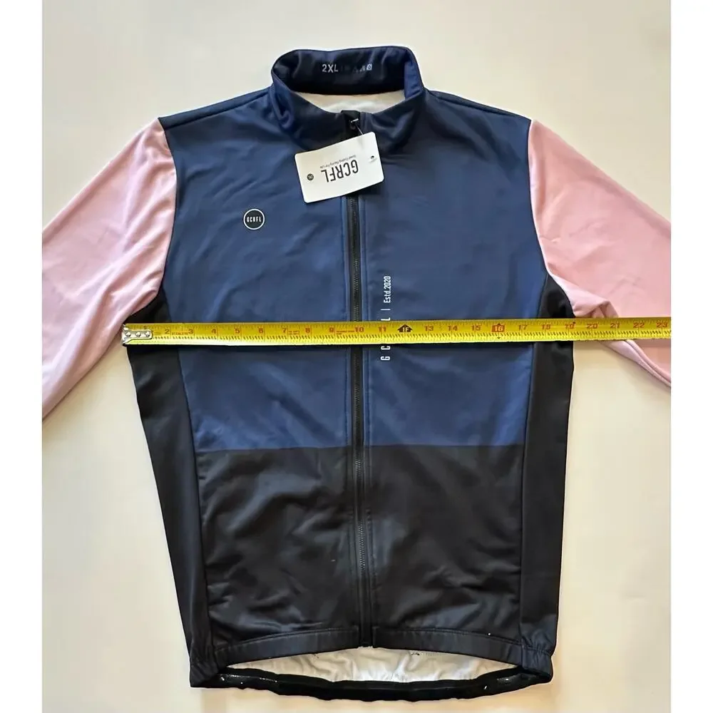 New GCRFL Winter Thermal Women's Cycling Jacket Cold Weather Windbreaker Blue